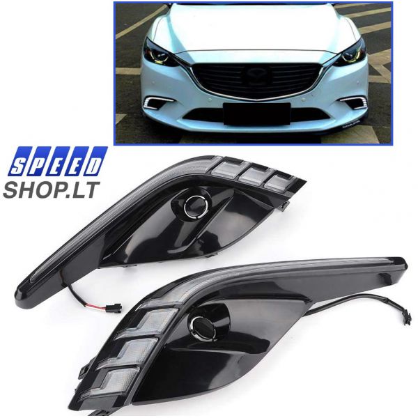 MAZDA 6 FL LED dienos šviesos žibintai